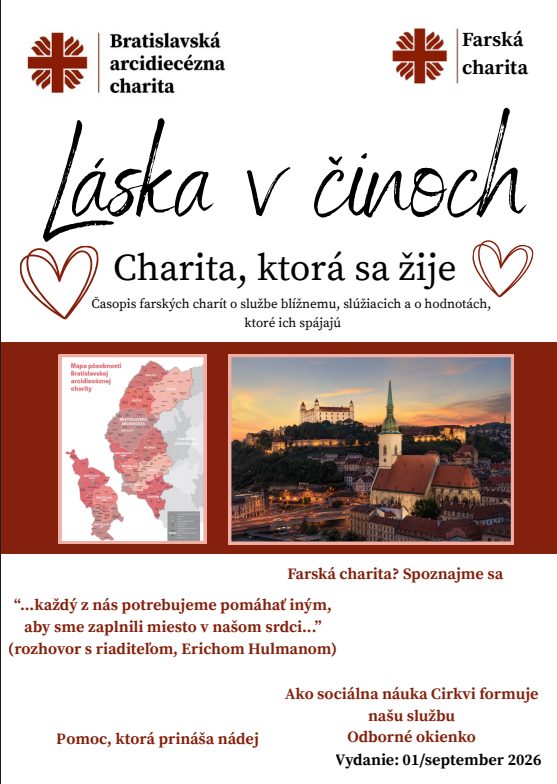 posledné číslo magazínu Charita.